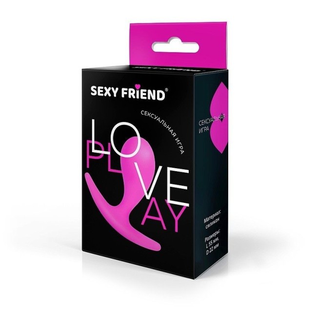 Ярко-розовая анальная втулка для ношения - 5,5 см. Ярко-розовая анальная втулка для ношения - 5,5 см.