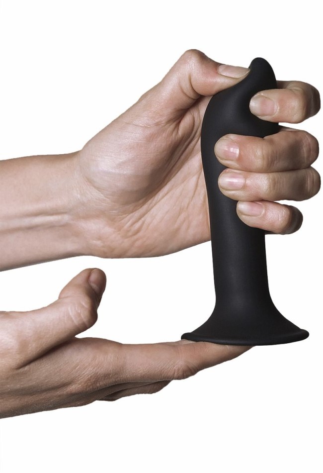 Черная анальная пробка двойной плотности Hitsens 5 - 12,9 см. Черная анальная пробка двойной плотности Hitsens 5 - 12,9 см.