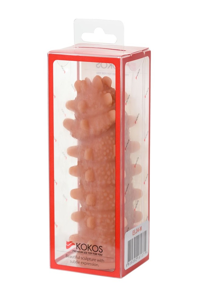 Насадка на фаллос с шипами и продолговатыми бугорками Extreme Sleeve 004 M-size - 14,7 см. Насадка на фаллос с шипами и продолговатыми бугорками Extreme Sleeve 004 M-size - 14,7 см.