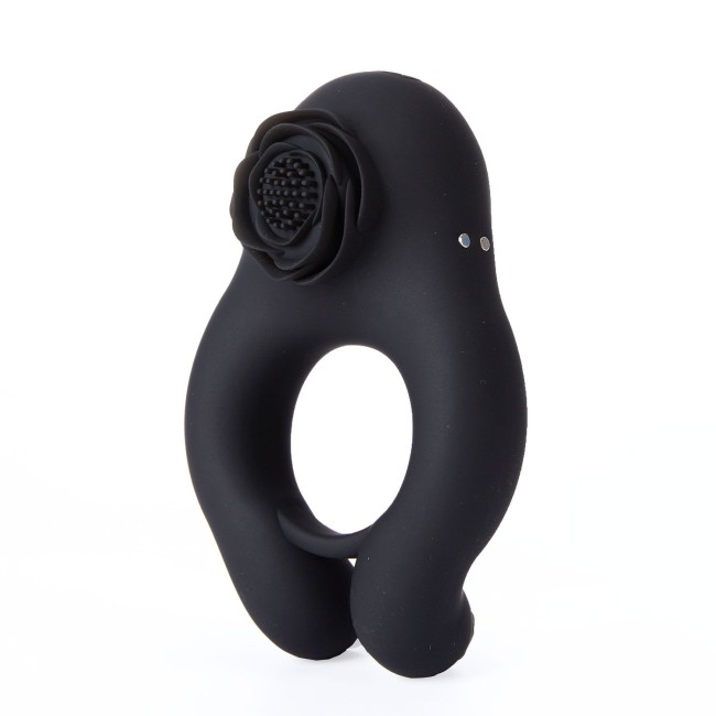 Черное эрекционное кольцо Abe с пультом ДУ Черное эрекционное кольцо Abe с пультом ДУ