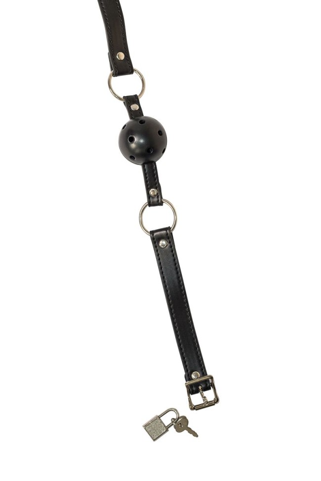 Черный кляп-шарик Love Spell Черный кляп-шарик Love Spell