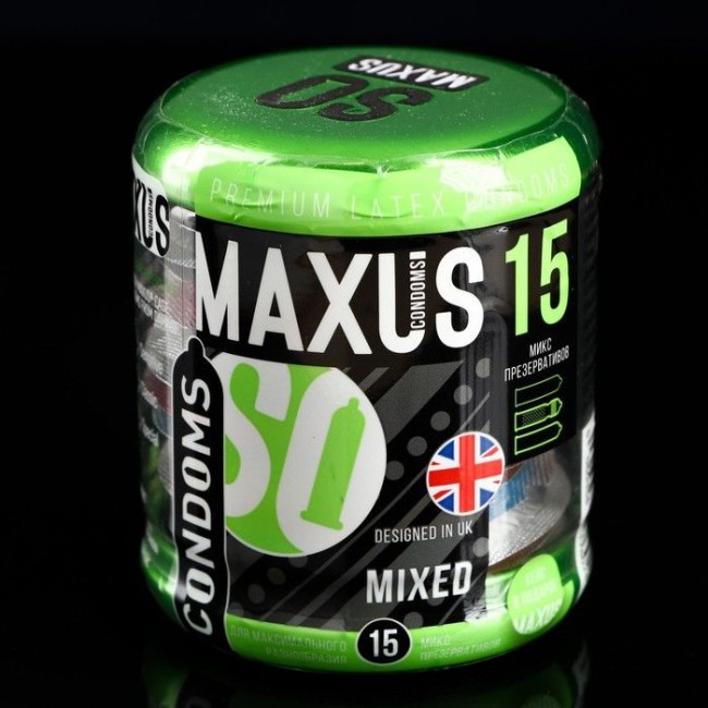 Презервативы MAXUS Mixed - 15 шт. Презервативы MAXUS Mixed - 15 шт.