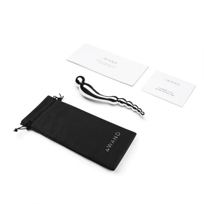 Серебристый анальный стимулятор Swerve - 19,6 см. Серебристый анальный стимулятор Swerve - 19,6 см.