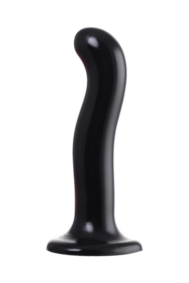 Черный стимулятор для пар P G-Spot Dildo Size M - 18 см. Черный стимулятор для пар P G-Spot Dildo Size M - 18 см.