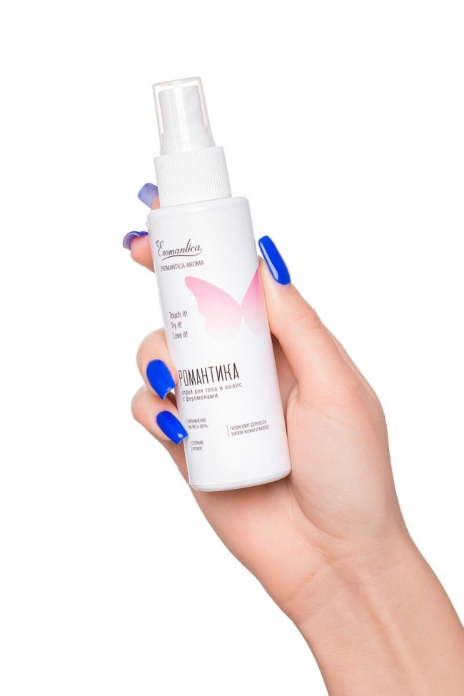 Спрей для тела и волос с феромонами Романтика - 110 мл. Спрей для тела и волос с феромонами Романтика - 110 мл.