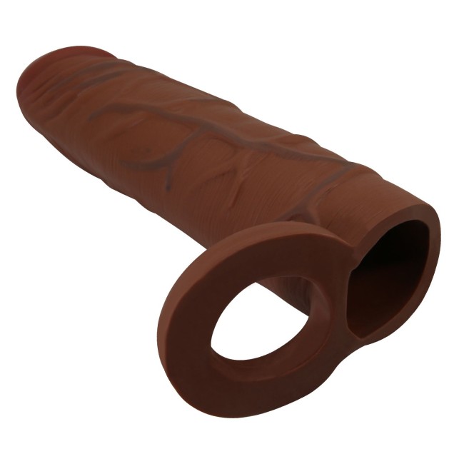 Коричневая насадка-удлинитель Kaile - 15 см. Коричневая насадка-удлинитель Kaile - 15 см.