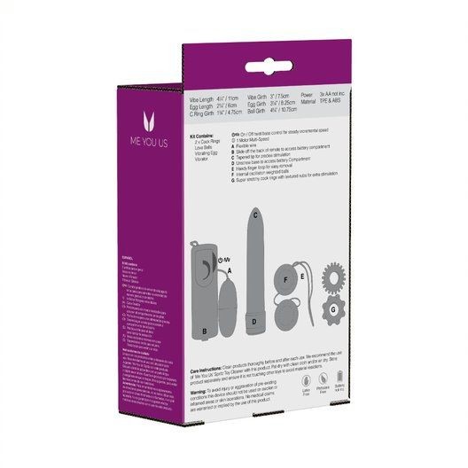 Розовый вибронабор Classic Crystal Couples Розовый вибронабор Classic Crystal Couples