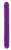 Двойной фиолетовый фаллоимитатор DOUBLE DONG LAVENDER - 30 см.