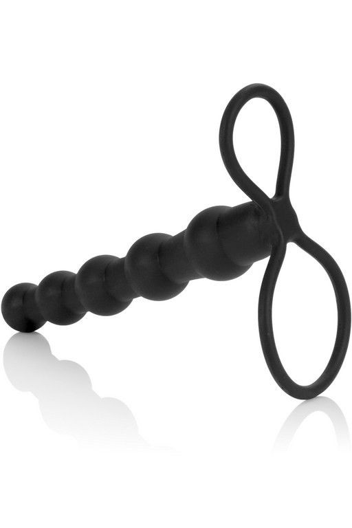 Насадка на пенис для двойного проникновения Silicone Beaded Double Rider - 14 см. Насадка на пенис для двойного проникновения Silicone Beaded Double Rider - 14 см.