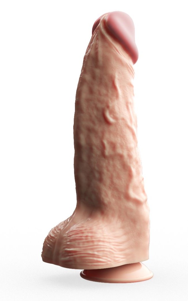 Гигантский фаллоимитатор на присоске - 41,5 см. Гигантский фаллоимитатор на присоске - 41,5 см.