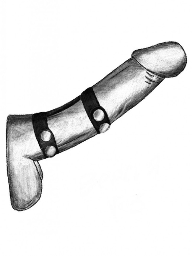 Черная двойная утяжка на кнопках Черная двойная утяжка на кнопках