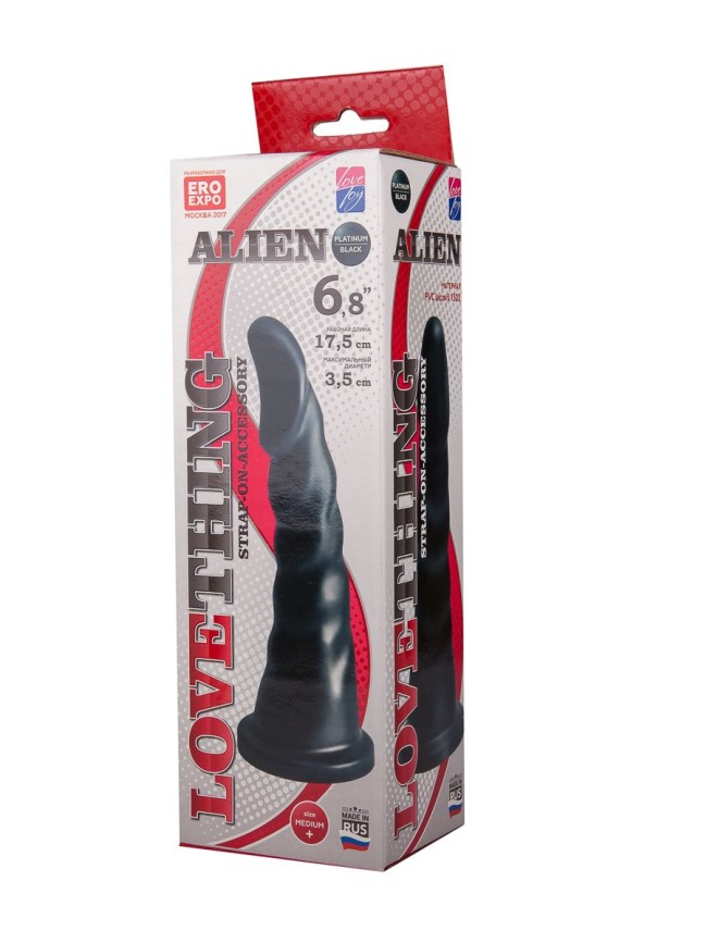 Насадка для трусиков харнесс Alien - 18 см.