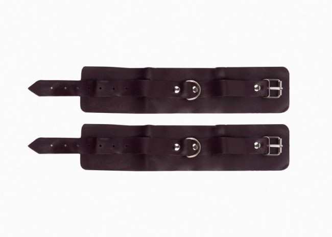 Бордовые широкие наножники с ремешками Бордовые широкие наножники с ремешками