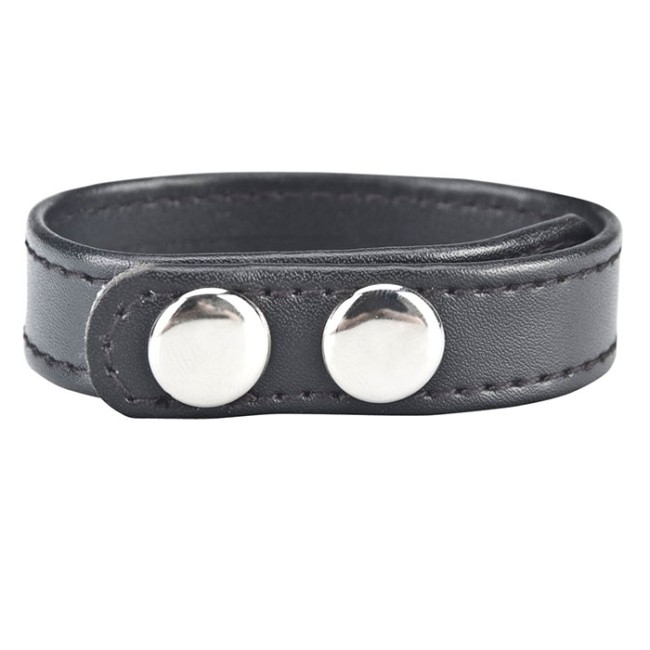 Кольцо на пенис SNAP COCK RING из искусственной кожи на клепках Кольцо на пенис SNAP COCK RING из искусственной кожи на клепках