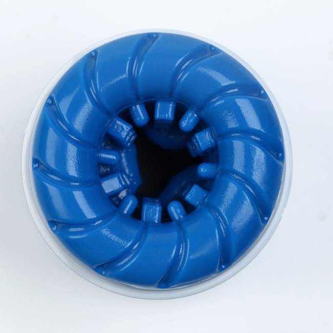 Синий сквозной мастурбатор Through SOFT Синий сквозной мастурбатор Through SOFT