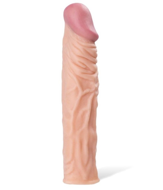 Насадка с ярко выраженной головкой и рельефным стволом - 19 см. Насадка с ярко выраженной головкой и рельефным стволом - 19 см.