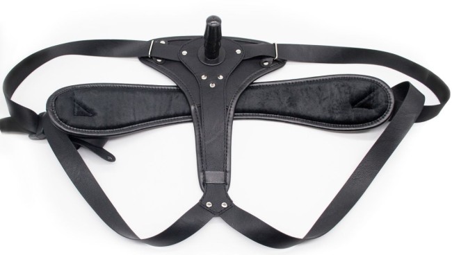 Вибрострапон Woman Midi с вагинальной пробкой - 22 см. Вибрострапон Woman Midi с вагинальной пробкой - 22 см.