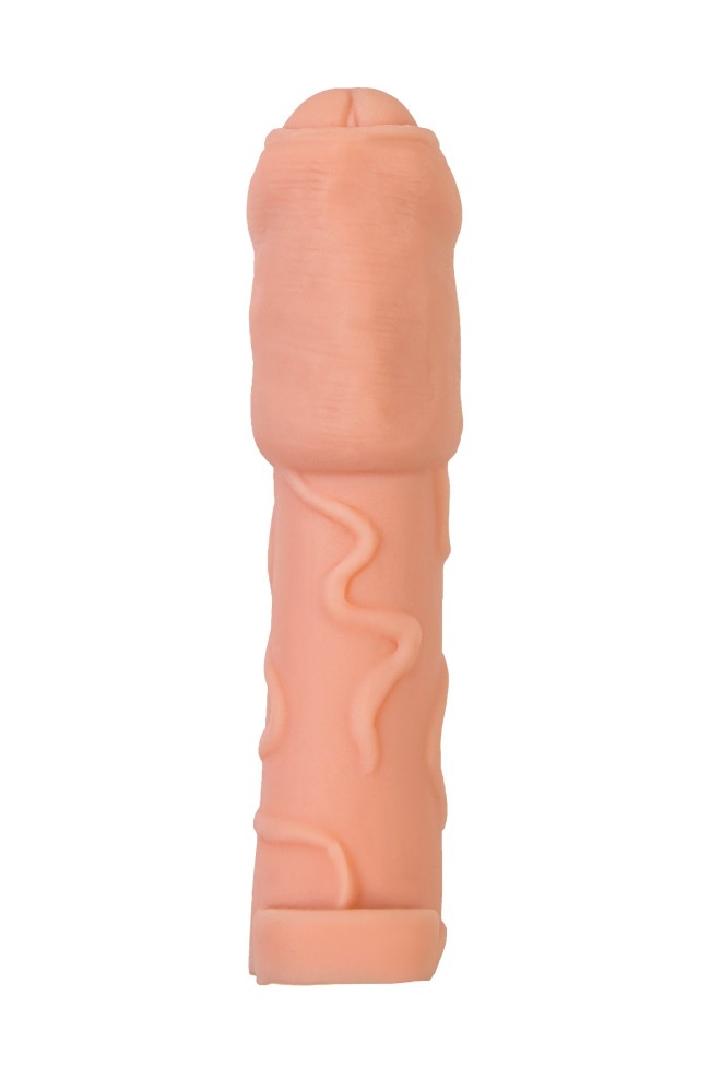 Телесная удлиняющая насадка - 16 см. Телесная удлиняющая насадка - 16 см.