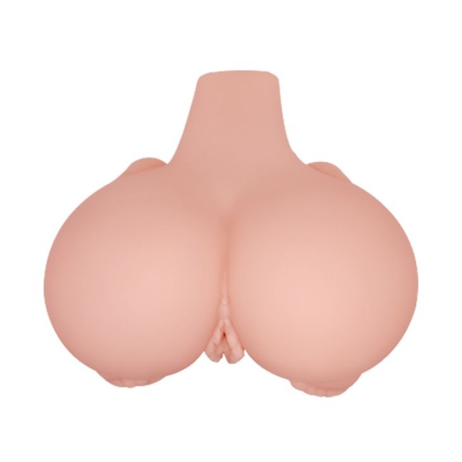 Реалистичная попка с 2 любовными тоннелями и вибрацией Реалистичная попка с 2 любовными тоннелями и вибрацией