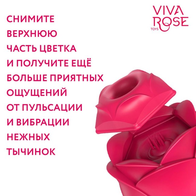 Малиновый двойной вибростимулятор Малиновый двойной вибростимулятор