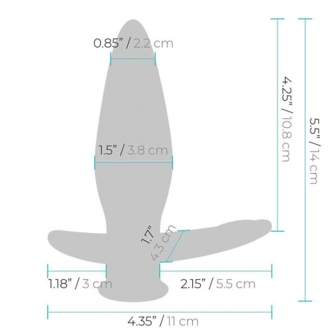 Черный анальный виброплаг для простаты Impaler - 14 см. Черный анальный виброплаг для простаты Impaler - 14 см.