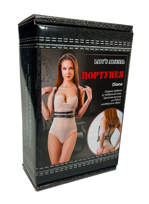 Изящная портупея из натуральной кожи Diane Изящная портупея из натуральной кожи Diane