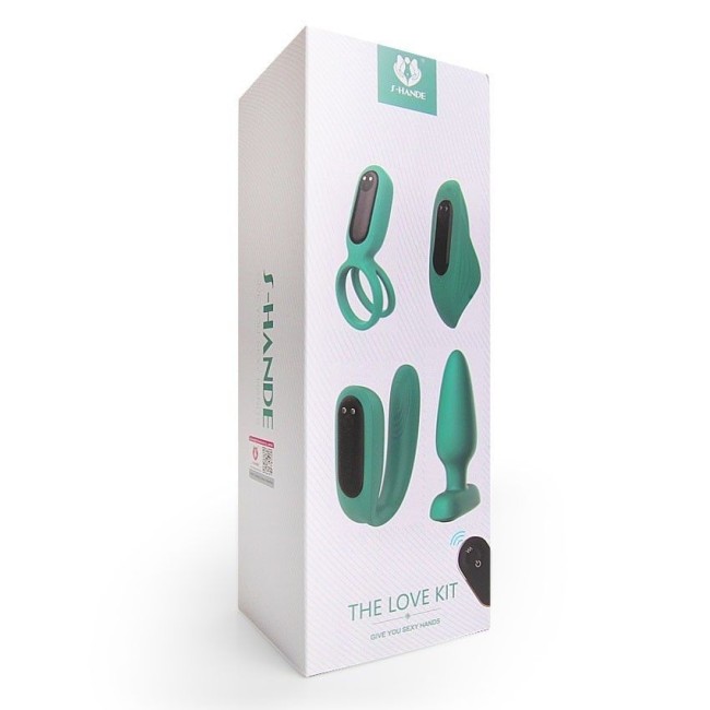 Оригинальный вибронабор в зеленом цвете The Love Kit Оригинальный вибронабор в зеленом цвете The Love Kit