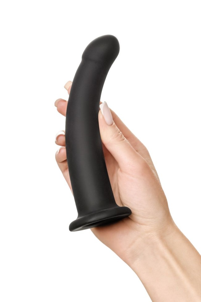 Черный анальный фаллоимитатор Serpens M - 17,5 см. Черный анальный фаллоимитатор Serpens M - 17,5 см.