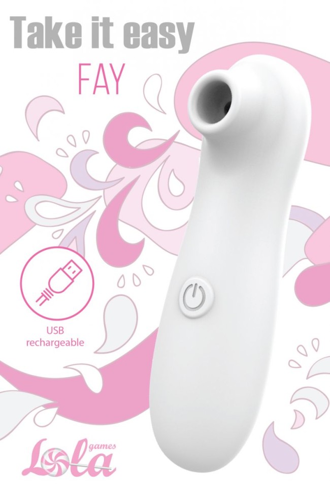 Белый вакуум-волновой стимулятор Fay Белый вакуум-волновой стимулятор Fay