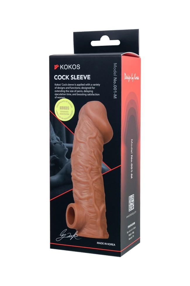 Телесная насадка на фаллос с фиксацией мошонки Cock Sleeve 001 Size M - 15,6 см. Телесная насадка на фаллос с фиксацией мошонки Cock Sleeve 001 Size M - 15,6 см.