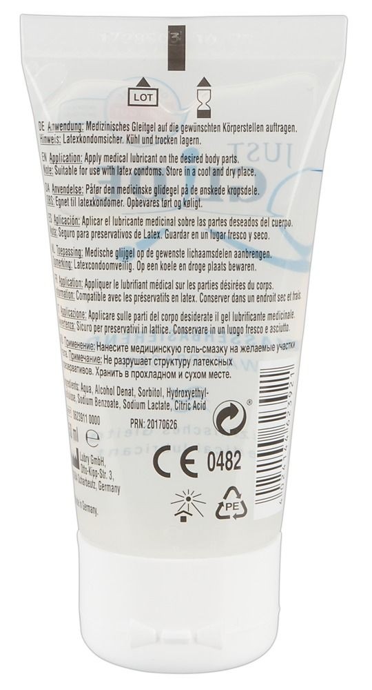 Смазка на водной основе Just Glide Waterbased - 50 мл. Смазка на водной основе Just Glide Waterbased - 50 мл.