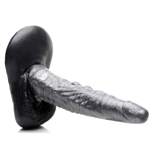 Серый фантазийный фаллоимитатор The Gargoyle Rock Hard Silicone Dildo - 23,6 см. Серый фантазийный фаллоимитатор The Gargoyle Rock Hard Silicone Dildo - 23,6 см.