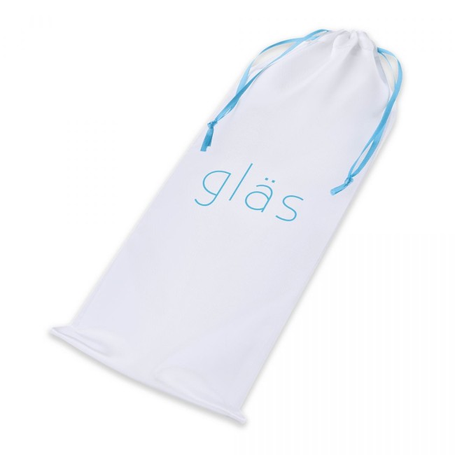 Стеклянная анальная пробка с черным конским хвостом Стеклянная анальная пробка с черным конским хвостом