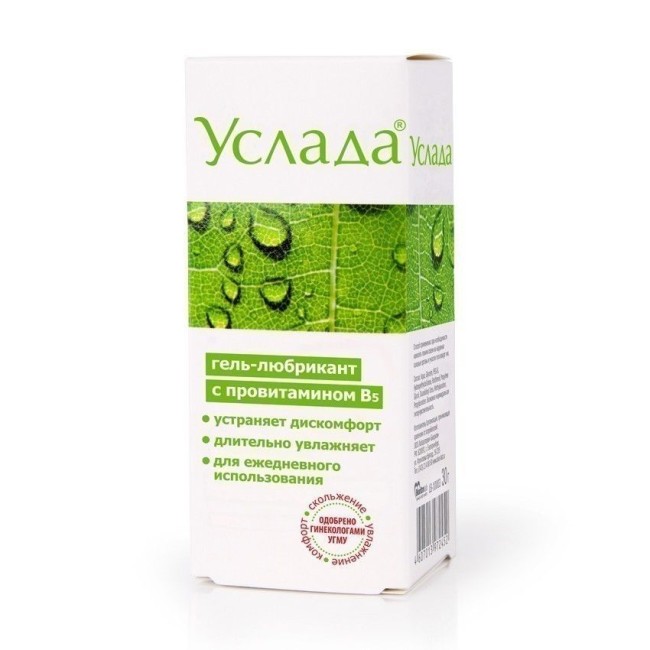 Увлажняющий гель-смазка «Услада с провитамином В5» - 30 гр. Увлажняющий гель-смазка «Услада с провитамином В5» - 30 гр.