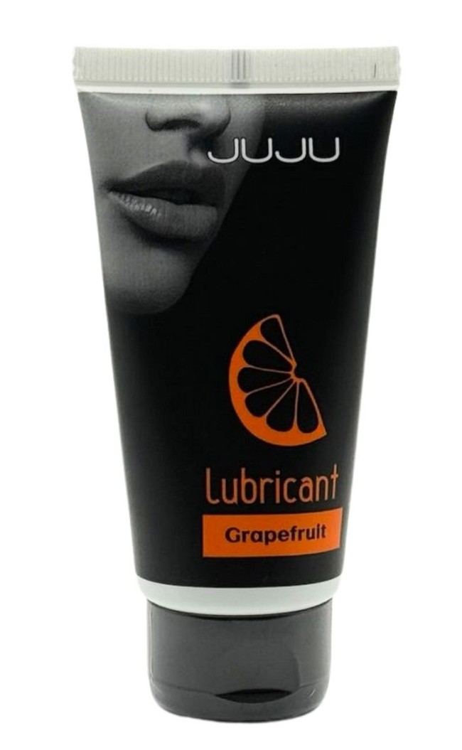 Съедобный лубрикант JUJU Grapefruit с ароматом грейпфрута - 50 мл. Съедобный лубрикант JUJU Grapefruit с ароматом грейпфрута - 50 мл.