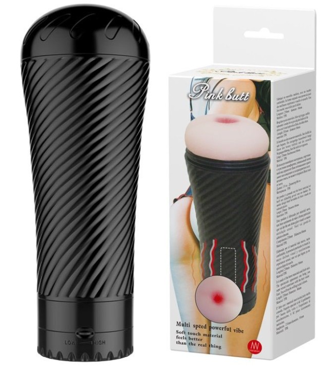 Мастурбатор-анус с многоуровневой вибрацией Pink Butt Мастурбатор-анус с многоуровневой вибрацией Pink Butt