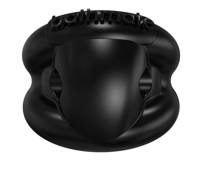 Чёрное эрекционное виброкольцо Strength Чёрное эрекционное виброкольцо Strength