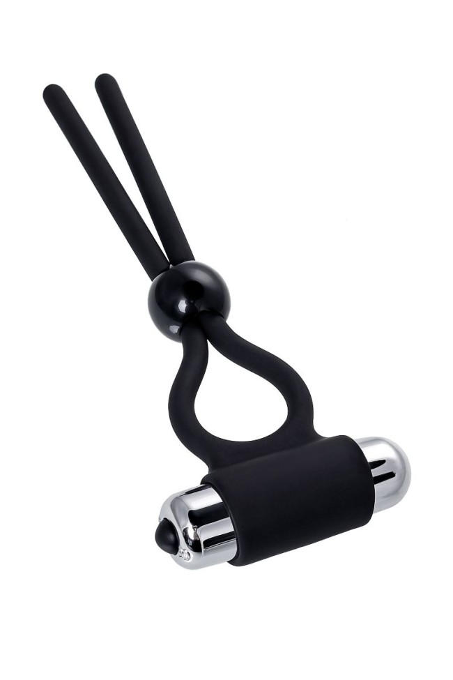 Черное эрекционное лассо Ect с виброэлементом Черное эрекционное лассо Ect с виброэлементом