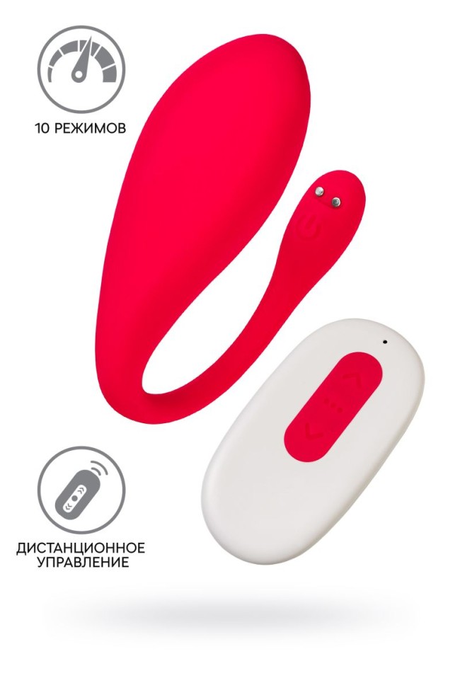 Ярко-розовое виброяйцо с пультом ДУ Choppy Ярко-розовое виброяйцо с пультом ДУ Choppy