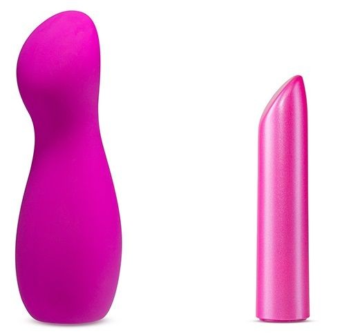 Лиловый вибромассажер B1 - 13,97 см. Лиловый вибромассажер B1 - 13,97 см.