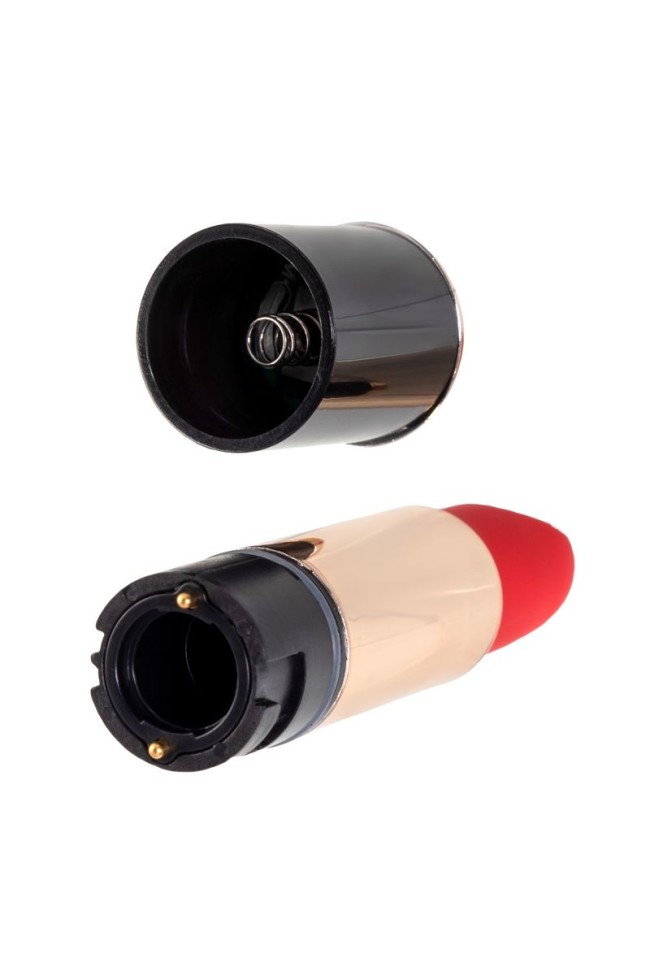 Красный мини-вибратор в виде помады Merlo - 10,5 см. Красный мини-вибратор в виде помады Merlo - 10,5 см.