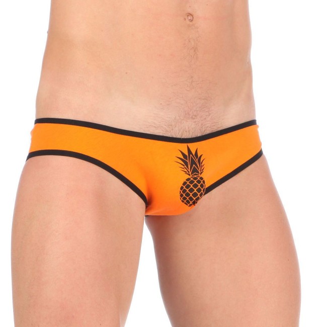 Мужские мини-слипы с черной окантовкой Pineapple Мужские мини-слипы с черной окантовкой Pineapple