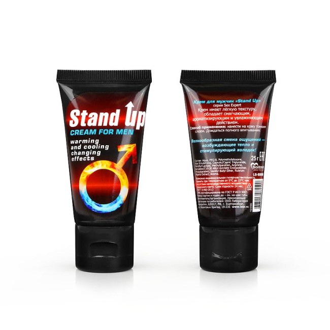 Возбуждающий крем для мужчин Stand Up - 25 гр. Возбуждающий крем для мужчин Stand Up - 25 гр.