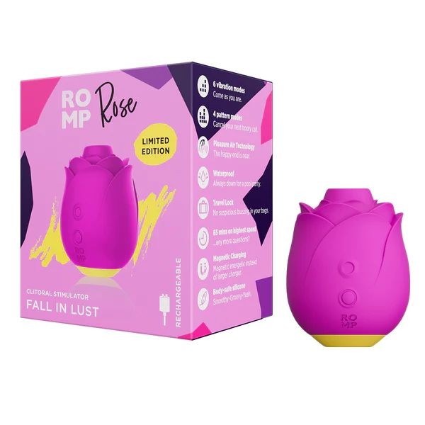 Бесконтактный клиторальный стимулятор Romp Rose Бесконтактный клиторальный стимулятор Romp Rose