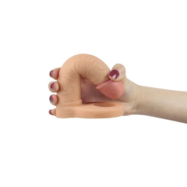 Телесная насадка для двойного проникновения The Ultra Soft Double 6.25 - 15,8 см. Телесная насадка для двойного проникновения The Ultra Soft Double 6.25 - 15,8 см.