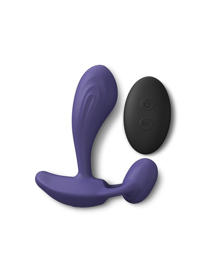 Темно-синий вибромассажер Witty P G Vibrator with Remote Control Темно-синий вибромассажер Witty P G Vibrator with Remote Control