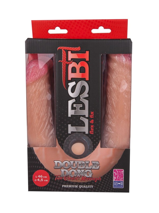 Двусторонний фаллоимитатор FLEX FIX - 46 см. Двусторонний фаллоимитатор FLEX FIX - 46 см.