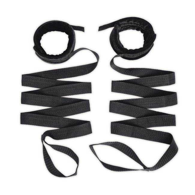 Эротический набор 4PC Bondage Bed Strap Flogger Kit Эротический набор 4PC Bondage Bed Strap Flogger Kit