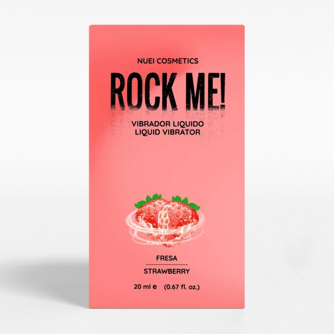 Жидкий вибратор Nuei Rock Me! с ароматом клубники - 20 мл. Жидкий вибратор Nuei Rock Me! с ароматом клубники - 20 мл.