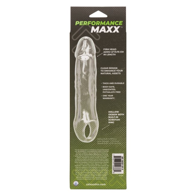 Прозрачная увеличивающая насадка Performance Maxx Extension 6.5 - 21 см. Прозрачная увеличивающая насадка Performance Maxx Extension 6.5 - 21 см.